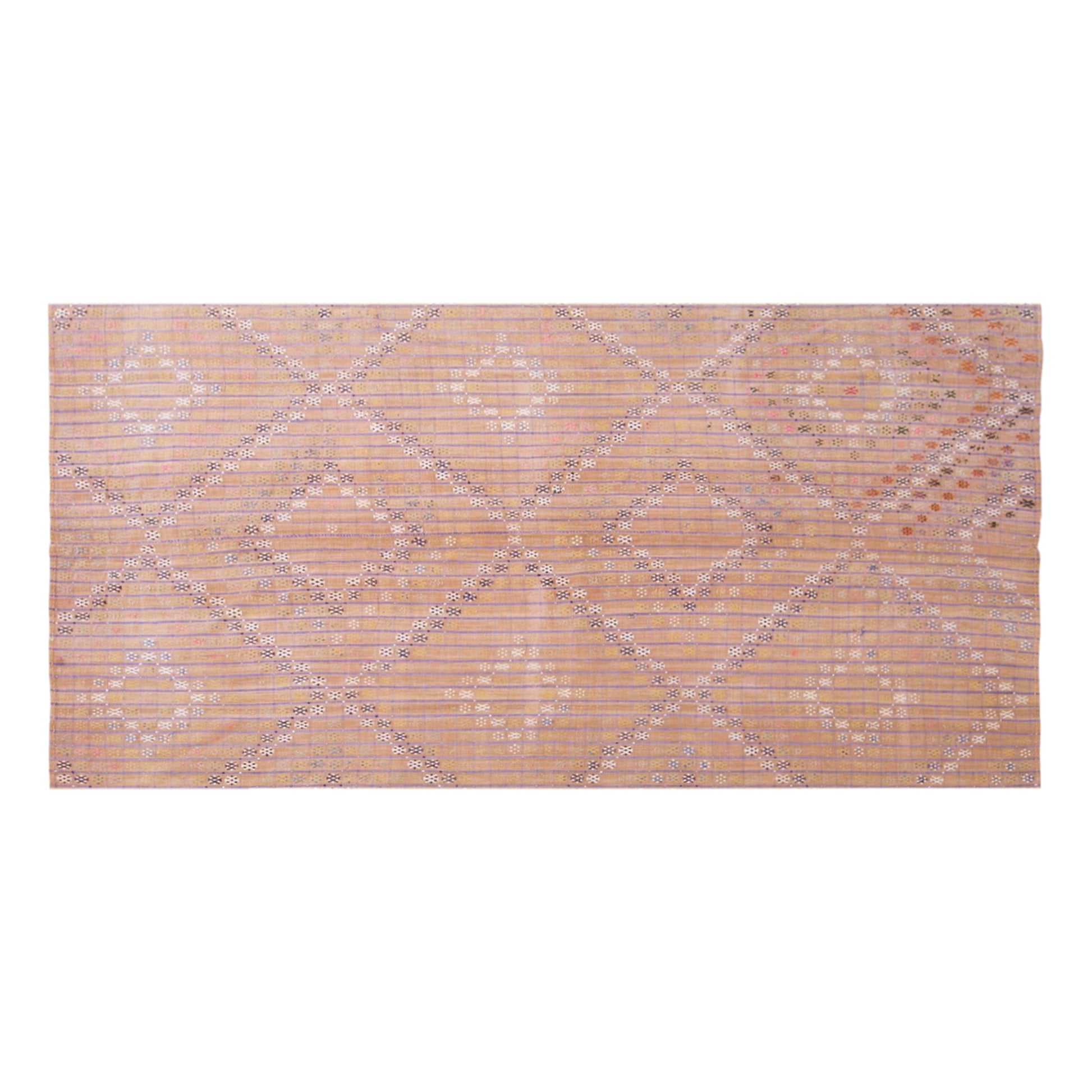 Vintage Turkish Kilim Rug, 5.7x10.5 ft, 175x320 cm, Handwoven Turkish Wool Kilim