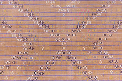 Vintage Turkish Kilim Rug, 5.7x10.5 ft, 175x320 cm, Handwoven Turkish Wool Kilim