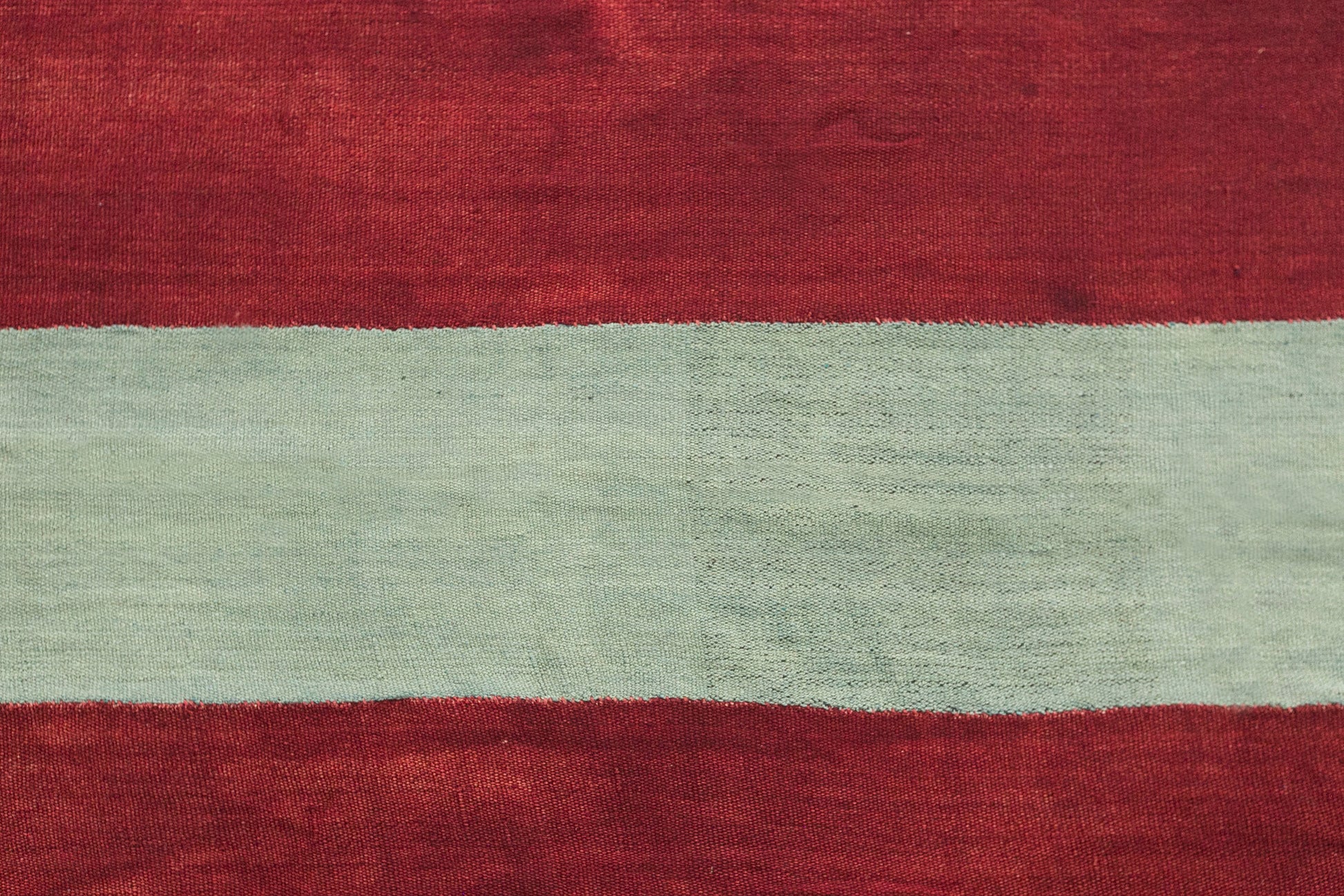 Vintage Turkish Kilim Rug, 5.9 x 11 ft, Handwoven Wool Striped Anatolian Rug