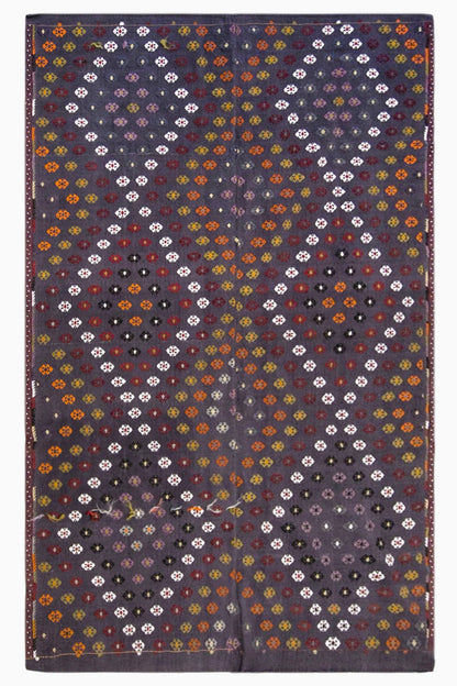 Vintage Turkish Kilim Rug, 6.1 x 10.2 ft, 185 x 310 cm, Handwoven Wool Kilim