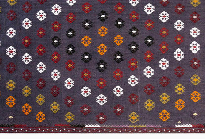 Vintage Turkish Kilim Rug, 6.1 x 10.2 ft, 185 x 310 cm, Handwoven Wool Kilim