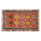 Vintage Turkish Kilim Rug, 6.1 x 12.6 ft, 186 x 385 cm, Handwoven Wool Kilim