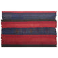 Vintage Turkish Kilim Rug, 6.2 x 9.8 ft, Handwoven Wool Striped Anatolian Rug