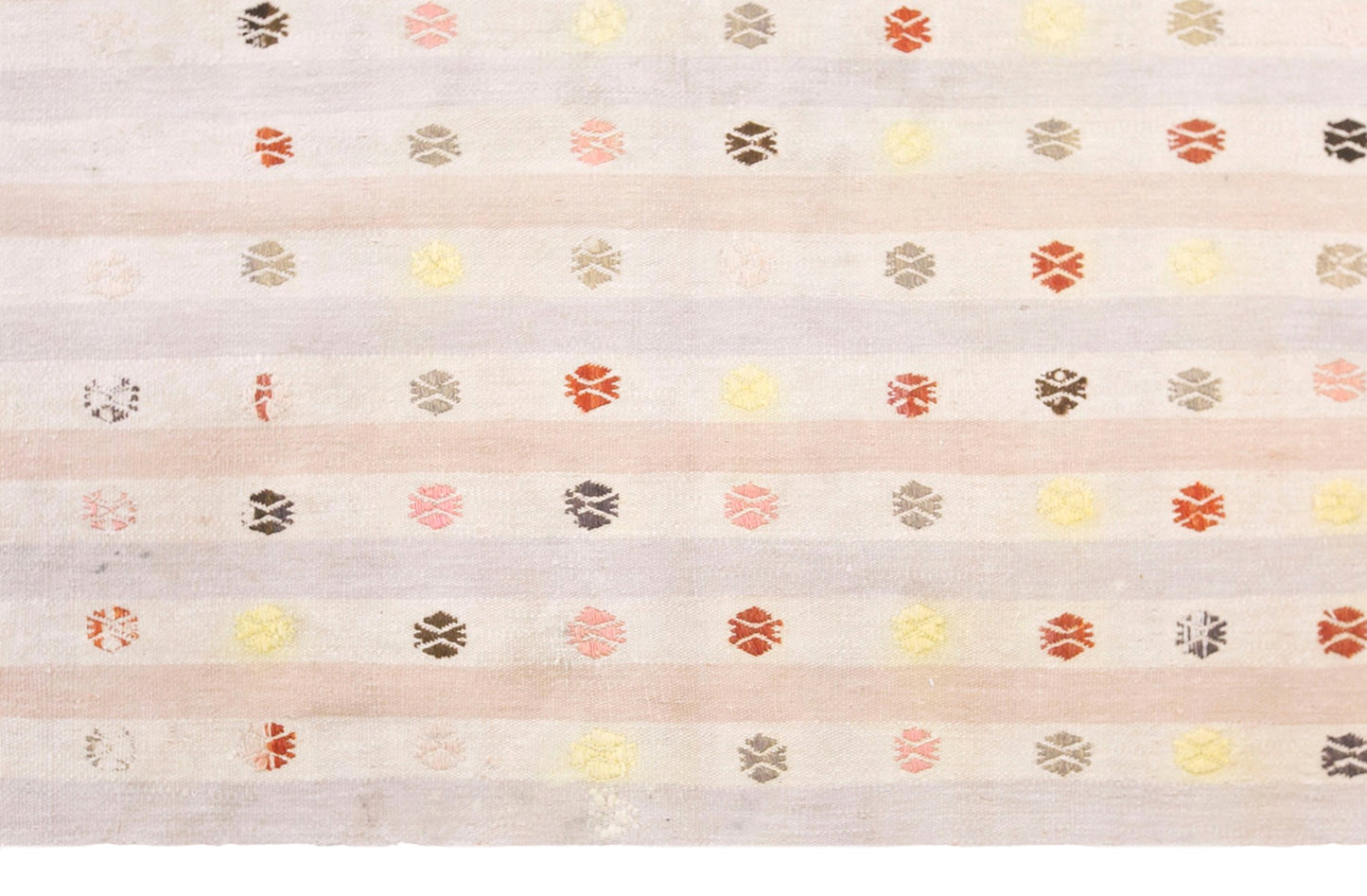 Vintage Turkish Kilim Rug, 6.3 x 8.9 ft, 192 x 270 cm, Handwoven Wool Kilim