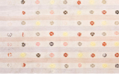 Vintage Turkish Kilim Rug, 6.3 x 8.9 ft, 192 x 270 cm, Handwoven Wool Kilim