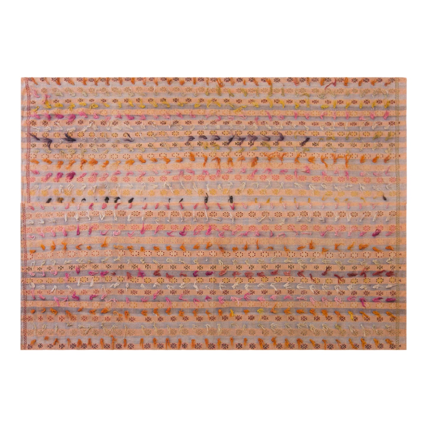 Vintage Turkish Kilim Rug, 6.3 x 9.8 ft, 192 x 300 cm, Handwoven Wool Kilim