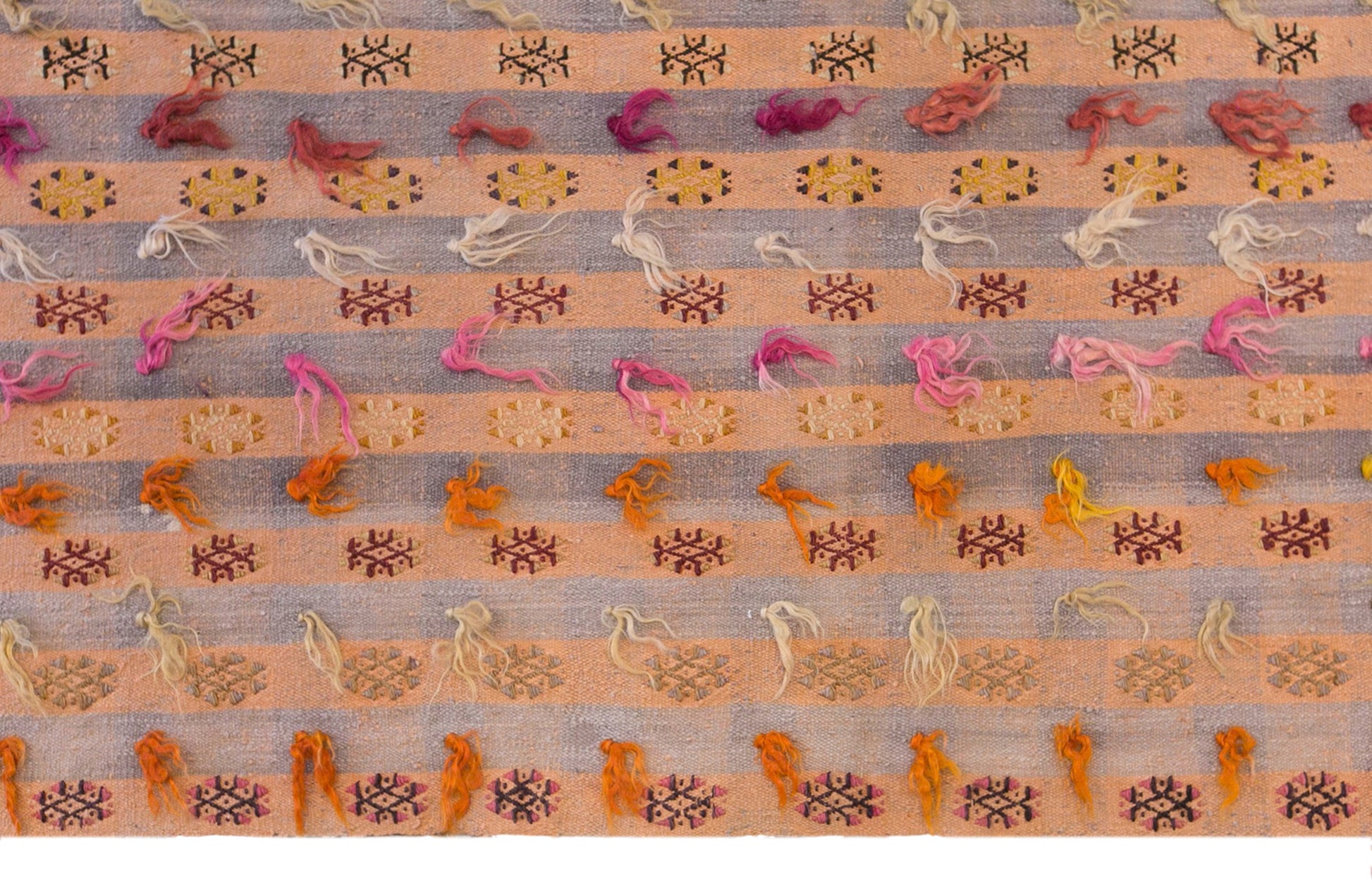 Vintage Turkish Kilim Rug, 6.3 x 9.8 ft, 192 x 300 cm, Handwoven Wool Kilim