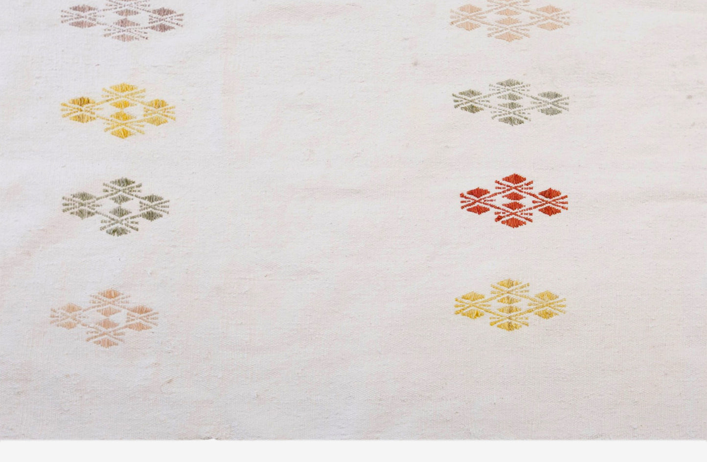 Vintage Turkish Kilim Rug, 6.7 x 9.7 ft, 205 x 295 cm, Handwoven Wool Kilim