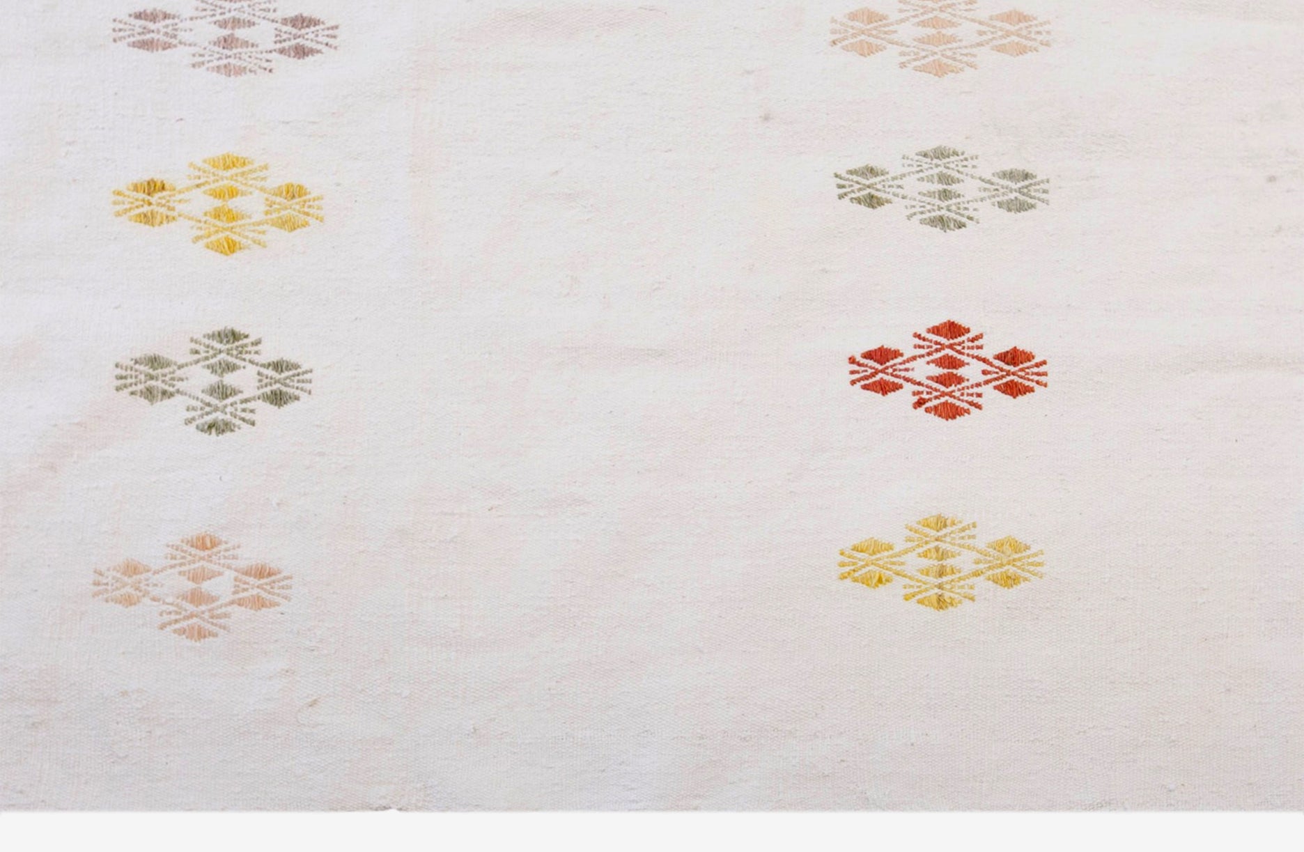 Vintage Turkish Kilim Rug, 6.7 x 9.7 ft, 205 x 295 cm, Handwoven Wool Kilim