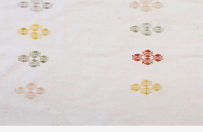 Vintage Turkish Kilim Rug, 6.7 x 9.7 ft, 205 x 295 cm, Handwoven Wool Kilim