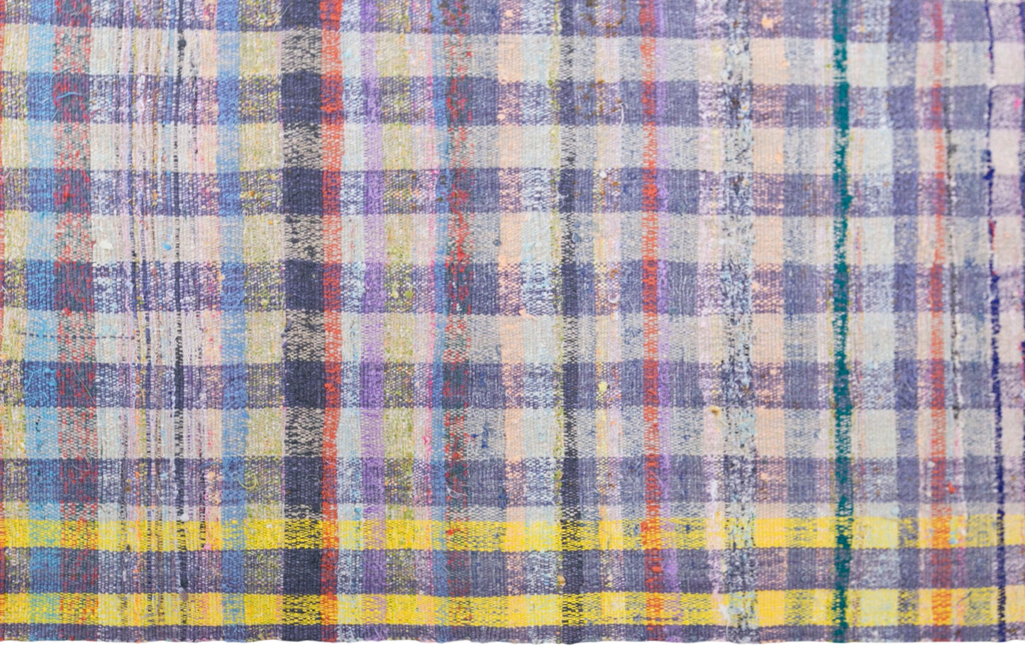 Vintage Turkish Kilim Rug, 6.7x11.8 ft, 205x360 cm, Handwoven Turkish Wool Kilim