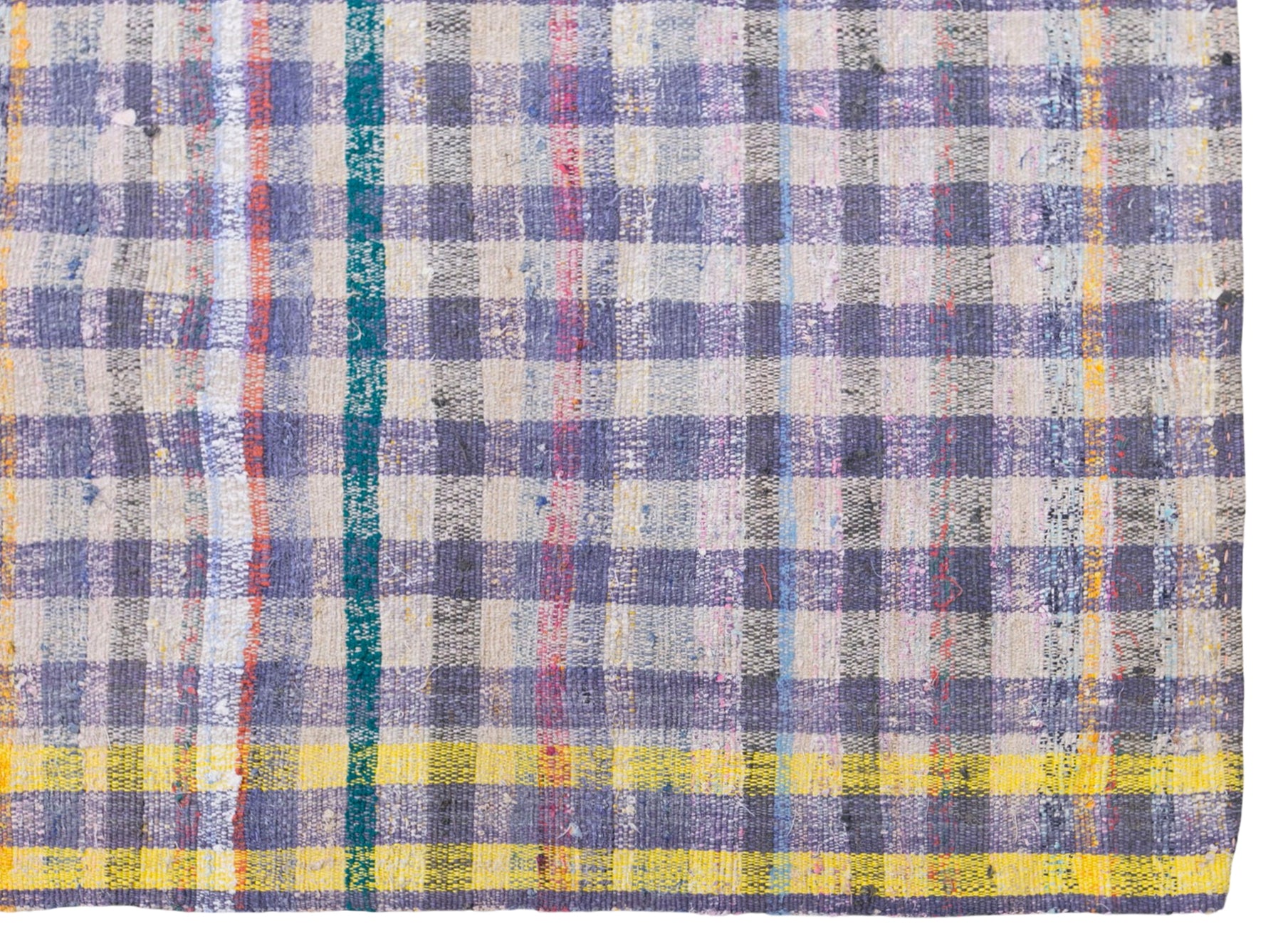Vintage Turkish Kilim Rug, 6.7x11.8 ft, 205x360 cm, Handwoven Turkish Wool Kilim