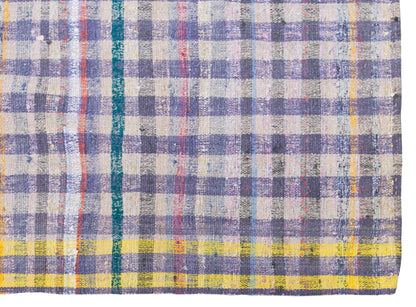 Vintage Turkish Kilim Rug, 6.7x11.8 ft, 205x360 cm, Handwoven Turkish Wool Kilim
