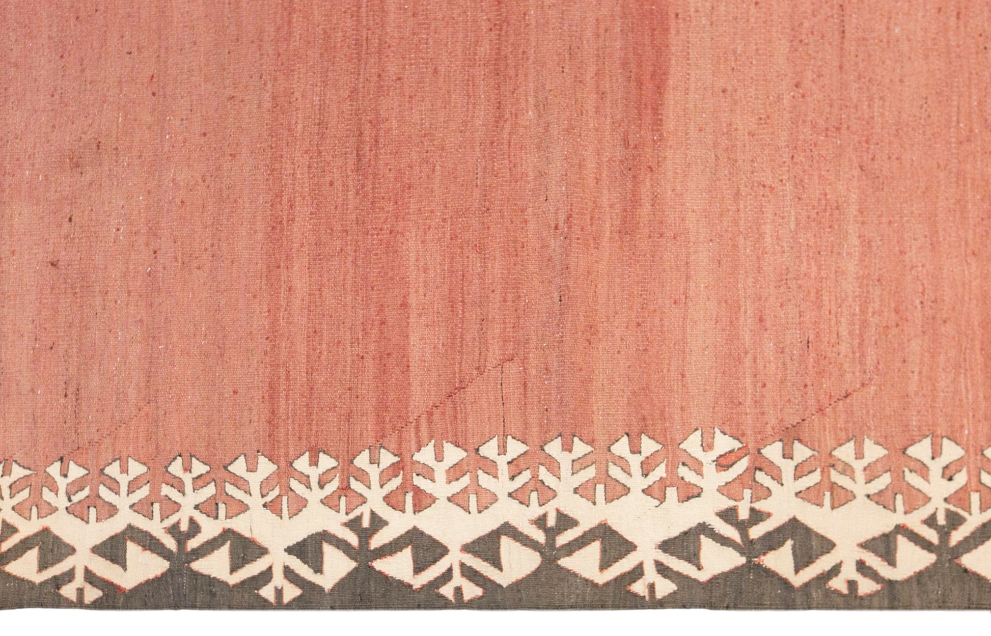 Vintage Turkish Kilim Rug, 6.8 x 10.8 ft, 206 x 330 cm, Handwoven Wool Kilim