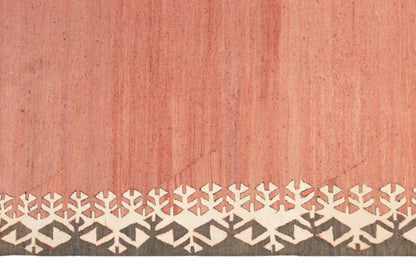 Vintage Turkish Kilim Rug, 6.8 x 10.8 ft, 206 x 330 cm, Handwoven Wool Kilim