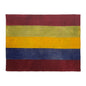 Vintage Turkish Kilim Rug, 6 x 9 ft, Handwoven Wool Striped Anatolian Rug