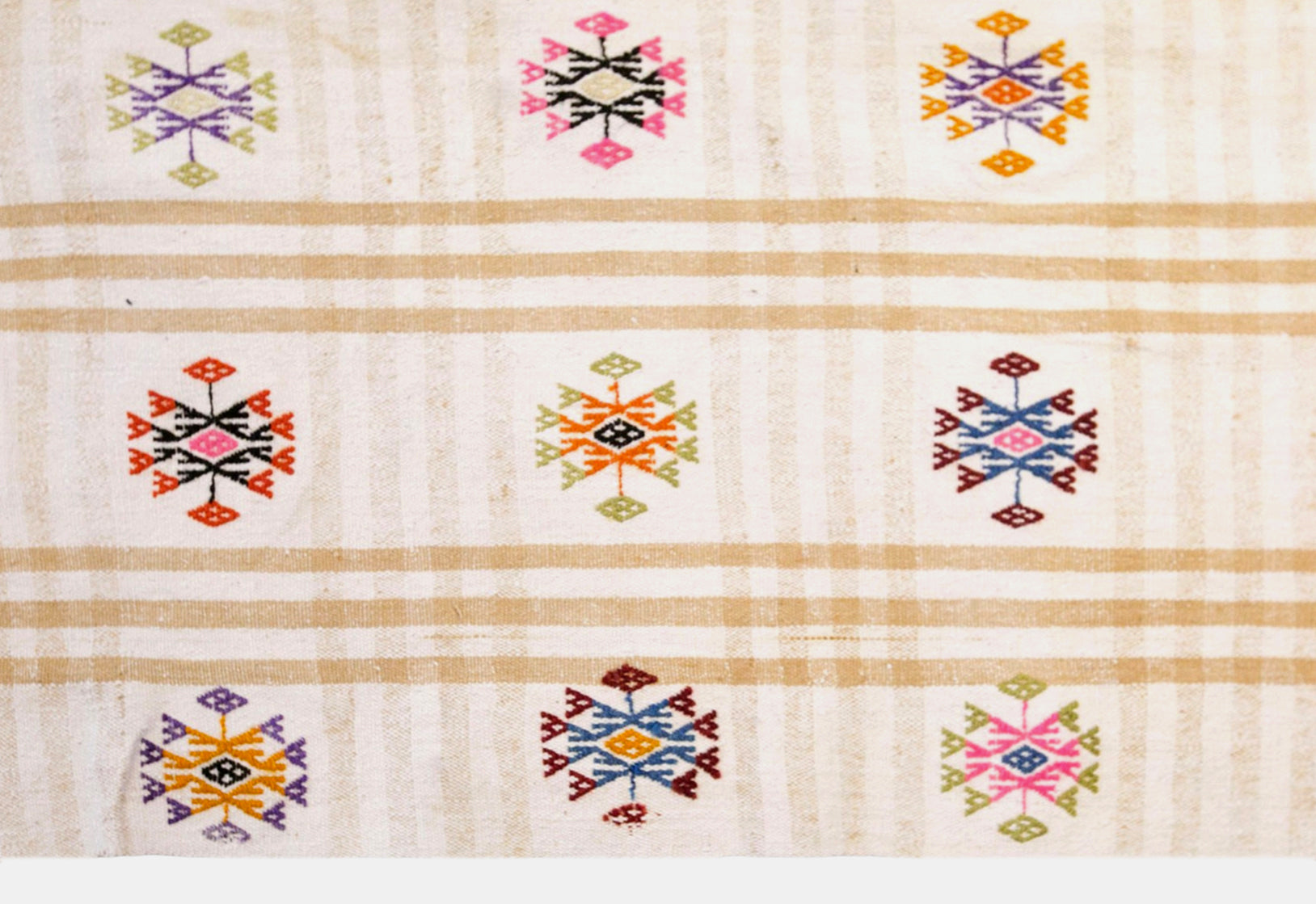 Vintage Turkish Kilim Rug, 7.1 x 9.7 ft, 217 x 295 cm, Handwoven Wool Kilim