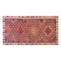 Vintage Turkish Kilim Rug, 7.2 x 15.1 ft, 220 x 460 cm, Handwoven Wool Kilim