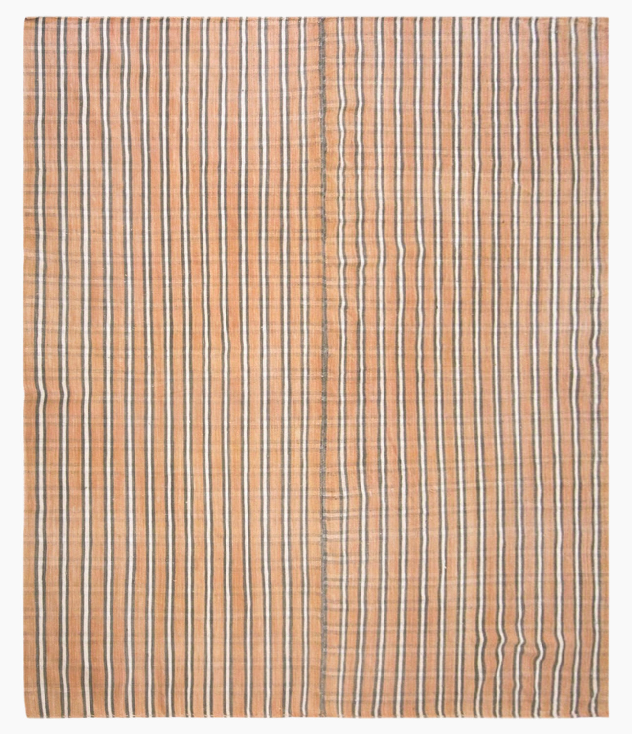 Vintage Turkish Kilim Rug, 7.9 x 9.4 ft, 240 x 285 cm, Handwoven Wool Kilim
