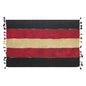 Vintage Turkish Kilim Rug, 7 x 13 ft, Handwoven Wool Striped Anatolian Rug