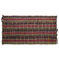 Vintage Turkish Kilim Rug, 7 x 13 ft, Handwoven Wool Striped Anatolian Rug