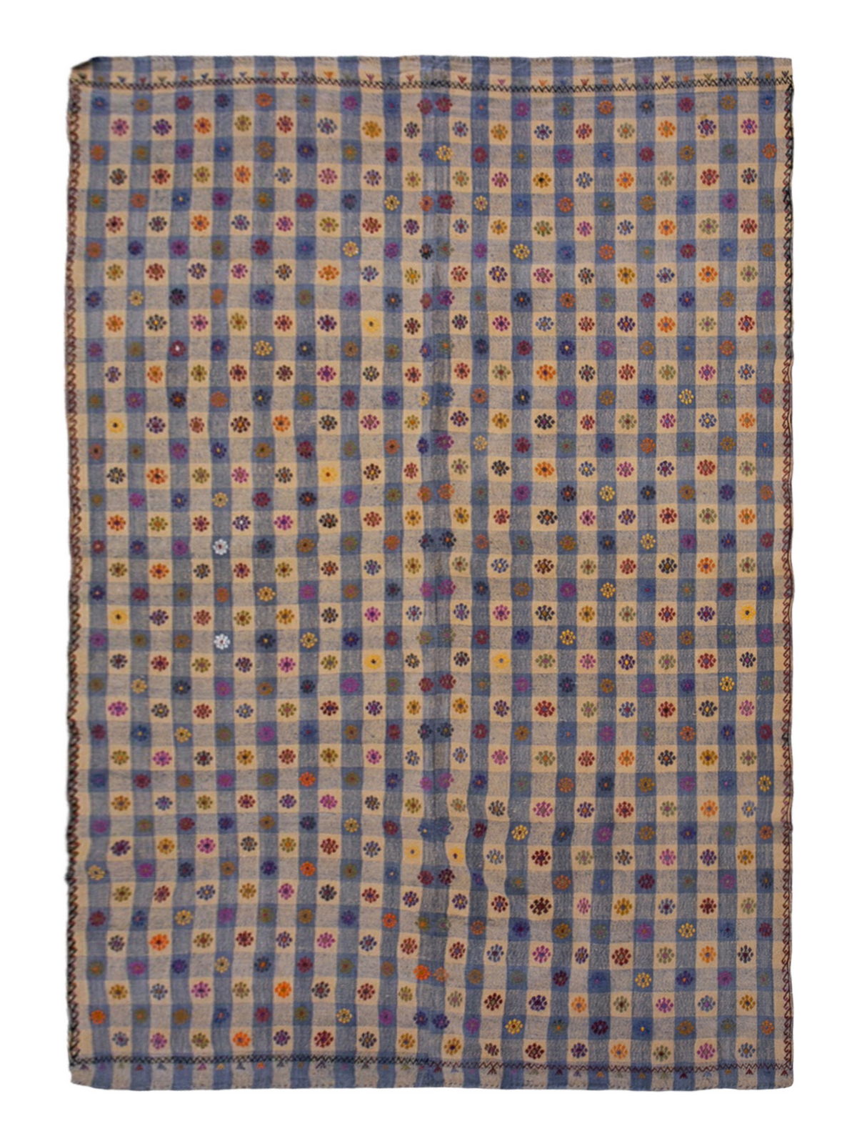 Vintage Turkish Kilim Rug 177x265 cm (5'10" x 8'8")