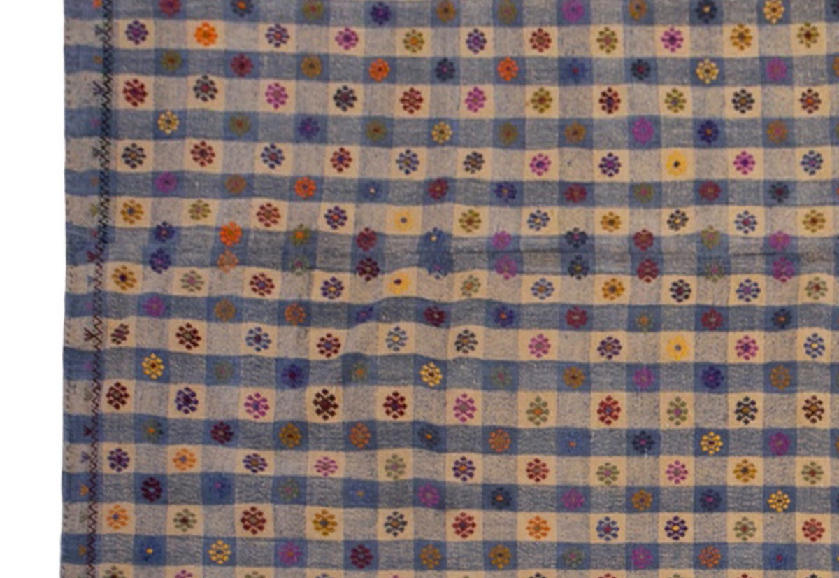Vintage Turkish Kilim Rug 177x265 cm (5'10" x 8'8")