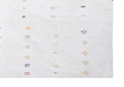 Vintage Turkish Kilim Rug 188x228 cm (6'2" x 7'6")