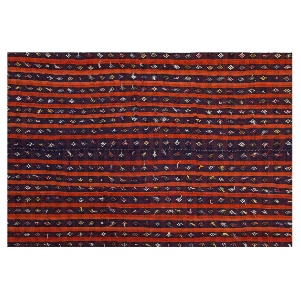 Vintage Turkish Kilim Rug, 210 x 310cm / 6.9 x 10.2 ft