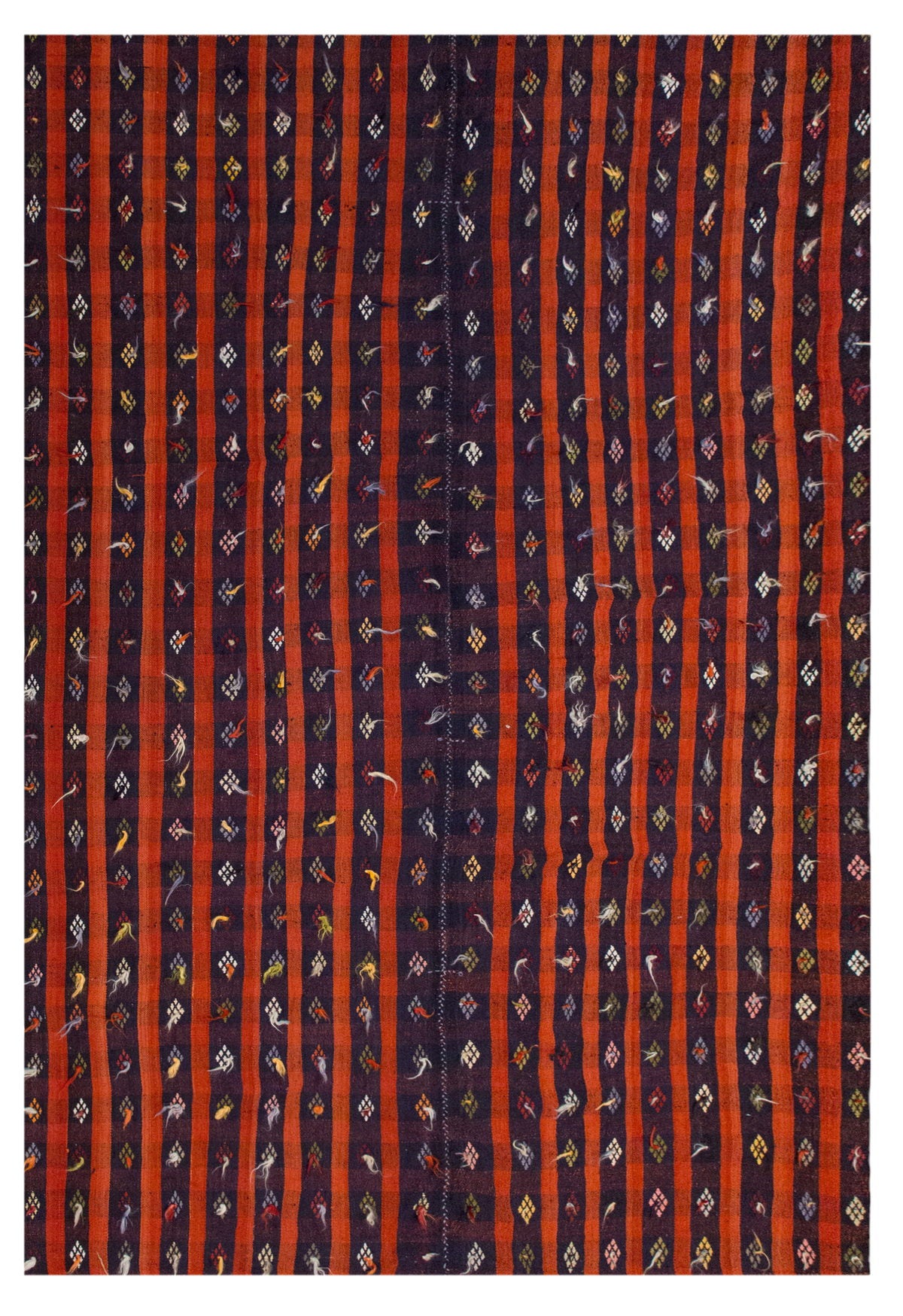 Vintage Turkish Kilim Rug, 210 x 310cm / 6.9 x 10.2 ft
