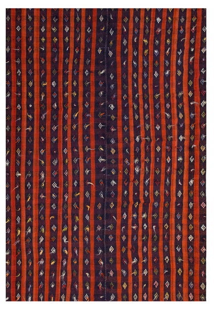 Vintage Turkish Kilim Rug, 210 x 310cm / 6.9 x 10.2 ft