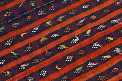Vintage Turkish Kilim Rug, 210 x 310cm / 6.9 x 10.2 ft