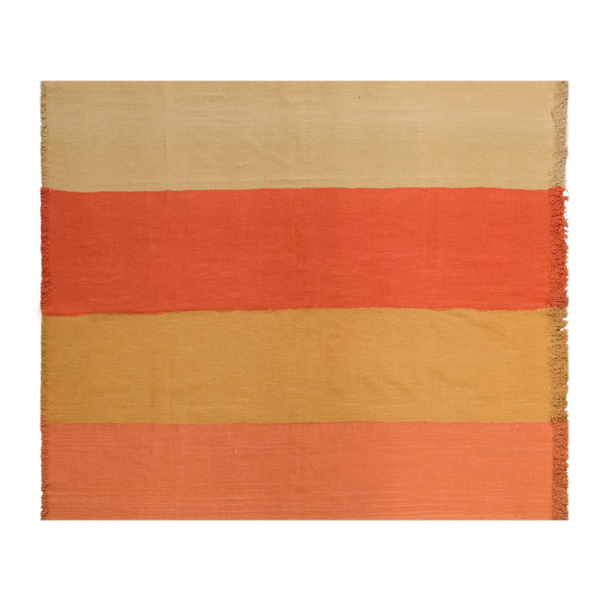 Vintage Turkish Kilim Rug 6.2 x 7.2 ft (190 × 220 cm)
