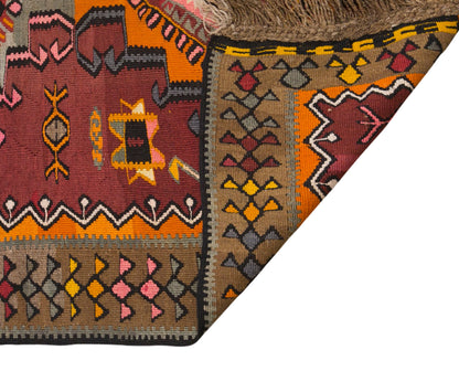 Vintage Turkish Kilim Runner – 128 x 360 cm (4.2 x 11.8 ft)