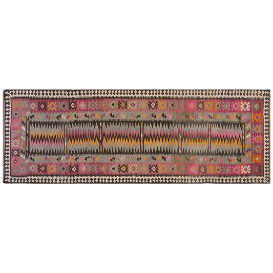 Vintage Turkish Kilim Runner – 130 x 380 cm (4.3 x 12.5 ft)