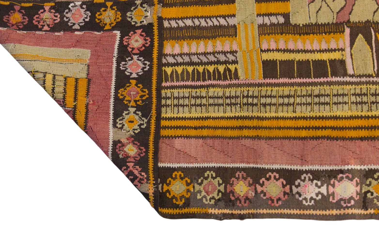 Vintage Turkish Kilim Runner – 135 x 360 cm (4.4 x 11.8 ft)