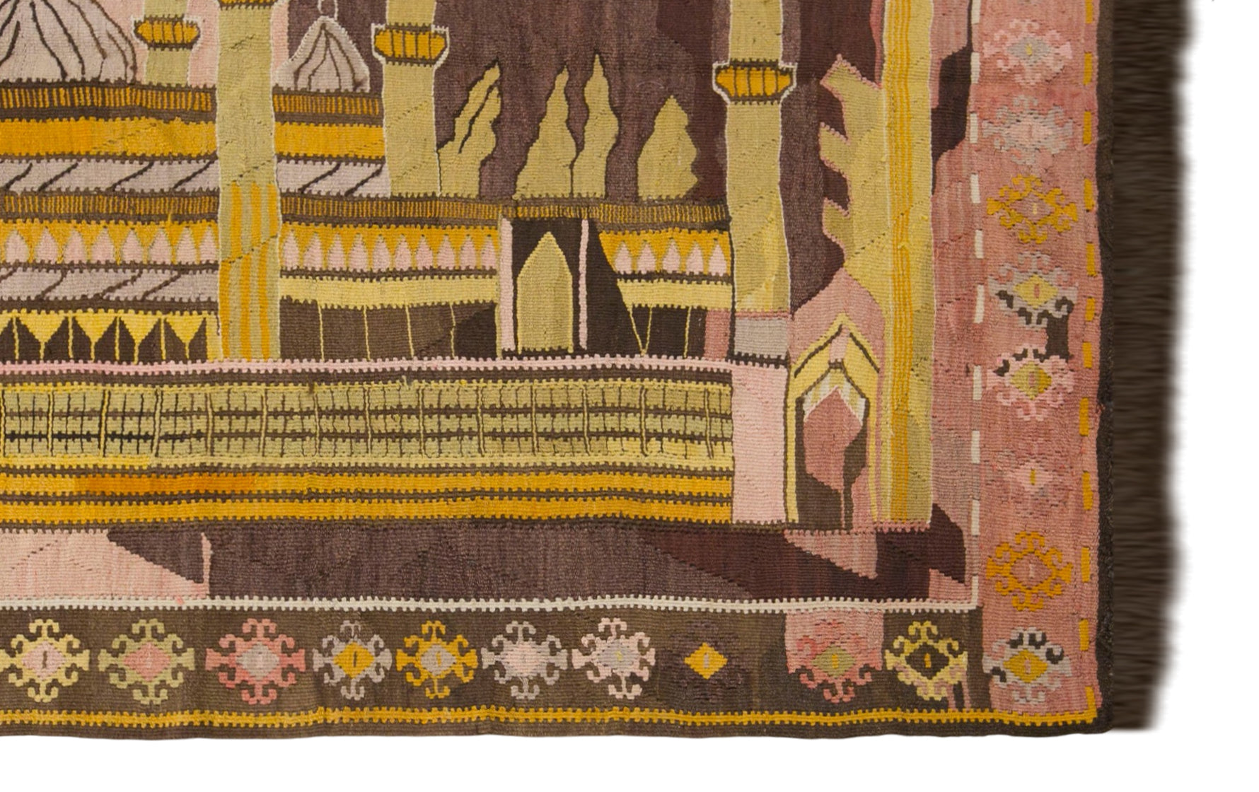 Vintage Turkish Kilim Runner – 135 x 360 cm (4.4 x 11.8 ft)