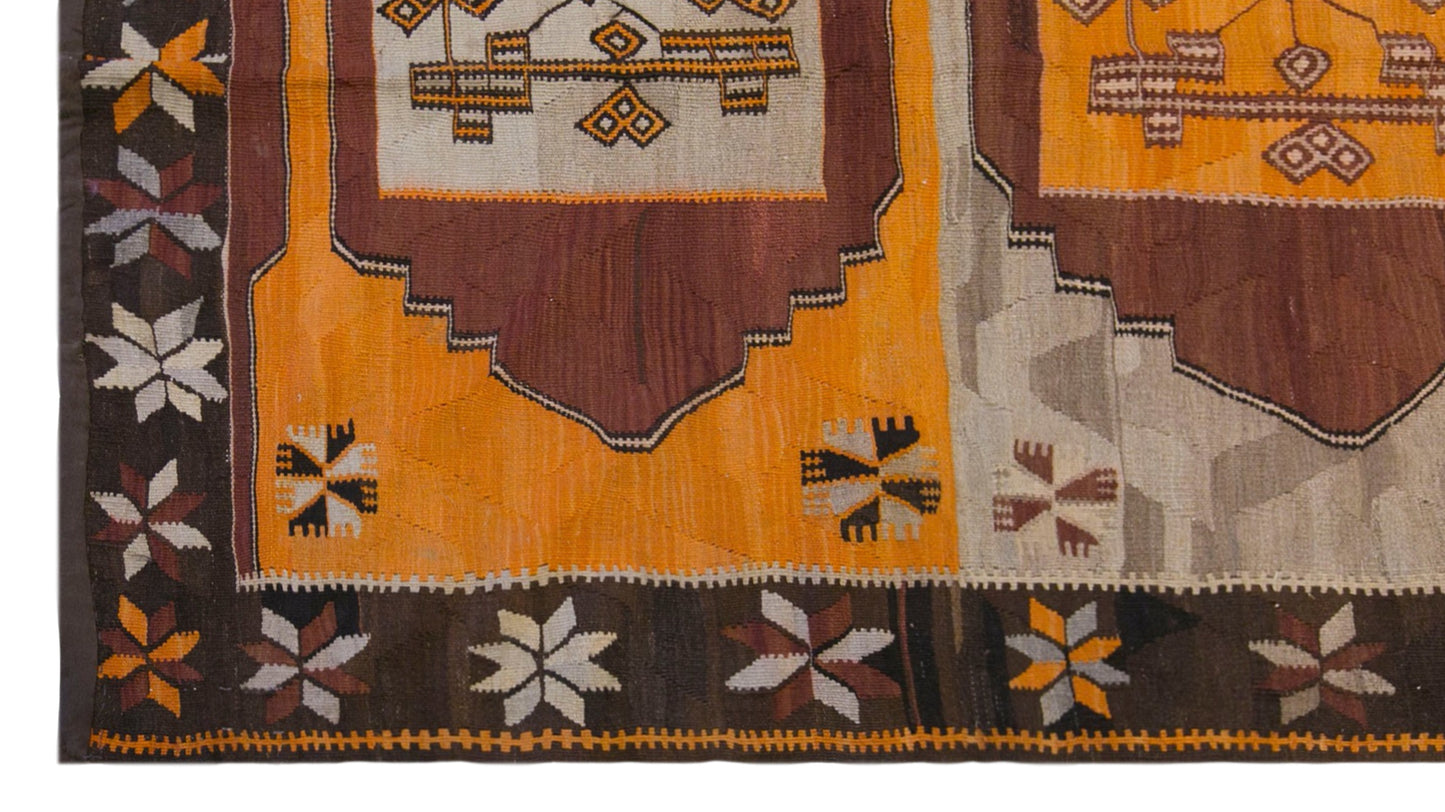 Vintage Turkish Kilim Runner – 137 x 325 cm (4.5 x 10.7 ft)