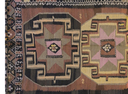 Vintage Turkish Kilim Runner – 150 x 385 cm (4.9 x 12.6 ft)