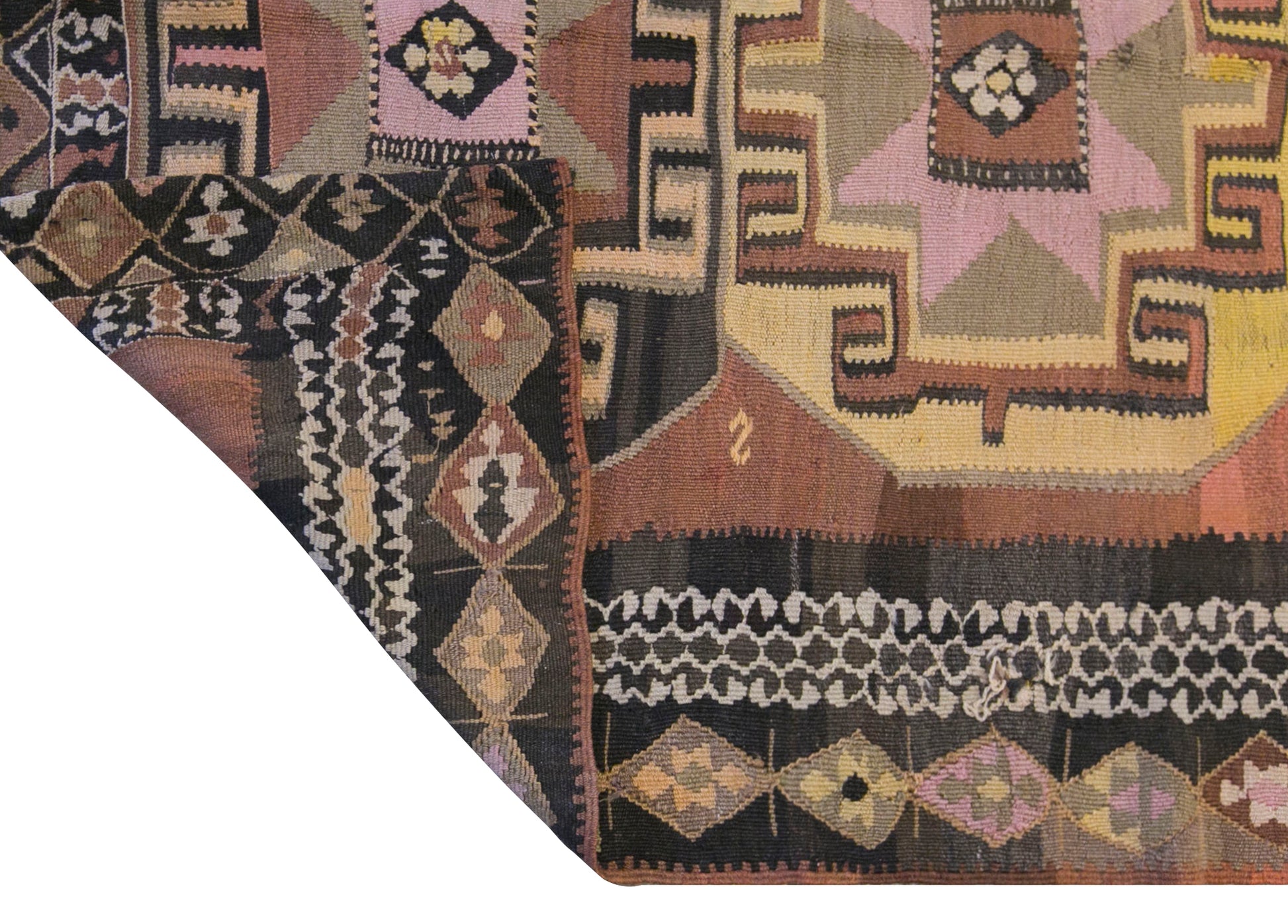 Vintage Turkish Kilim Runner – 150 x 385 cm (4.9 x 12.6 ft)