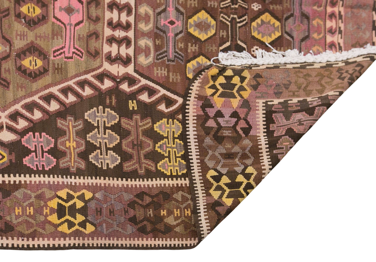 Vintage Turkish Kilim Runner – 155 x 340 cm (5.1 x 11.2 ft)
