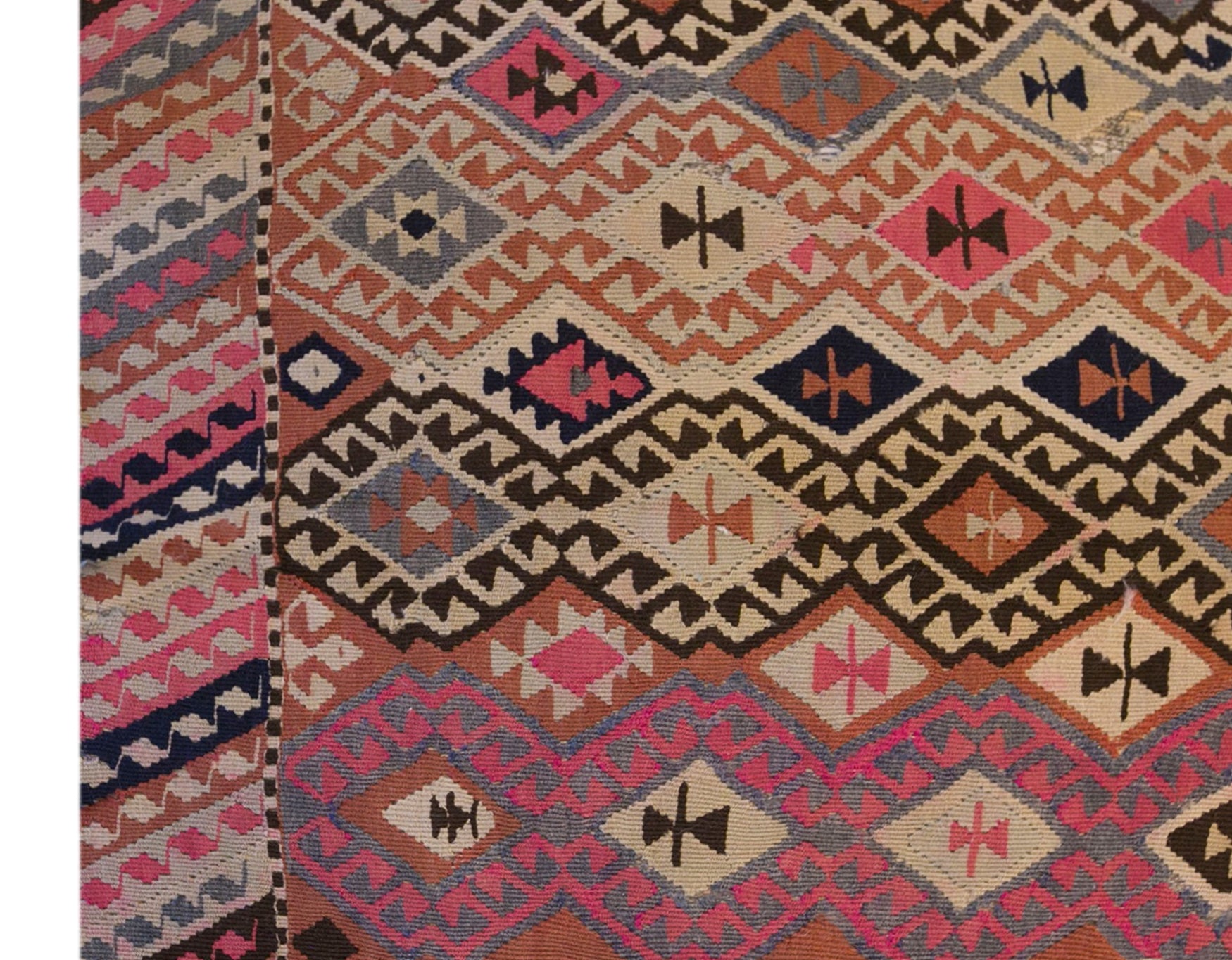 Vintage Turkish Kilim Runner – 155 x 440 cm (5.1 x 14.4 ft)
