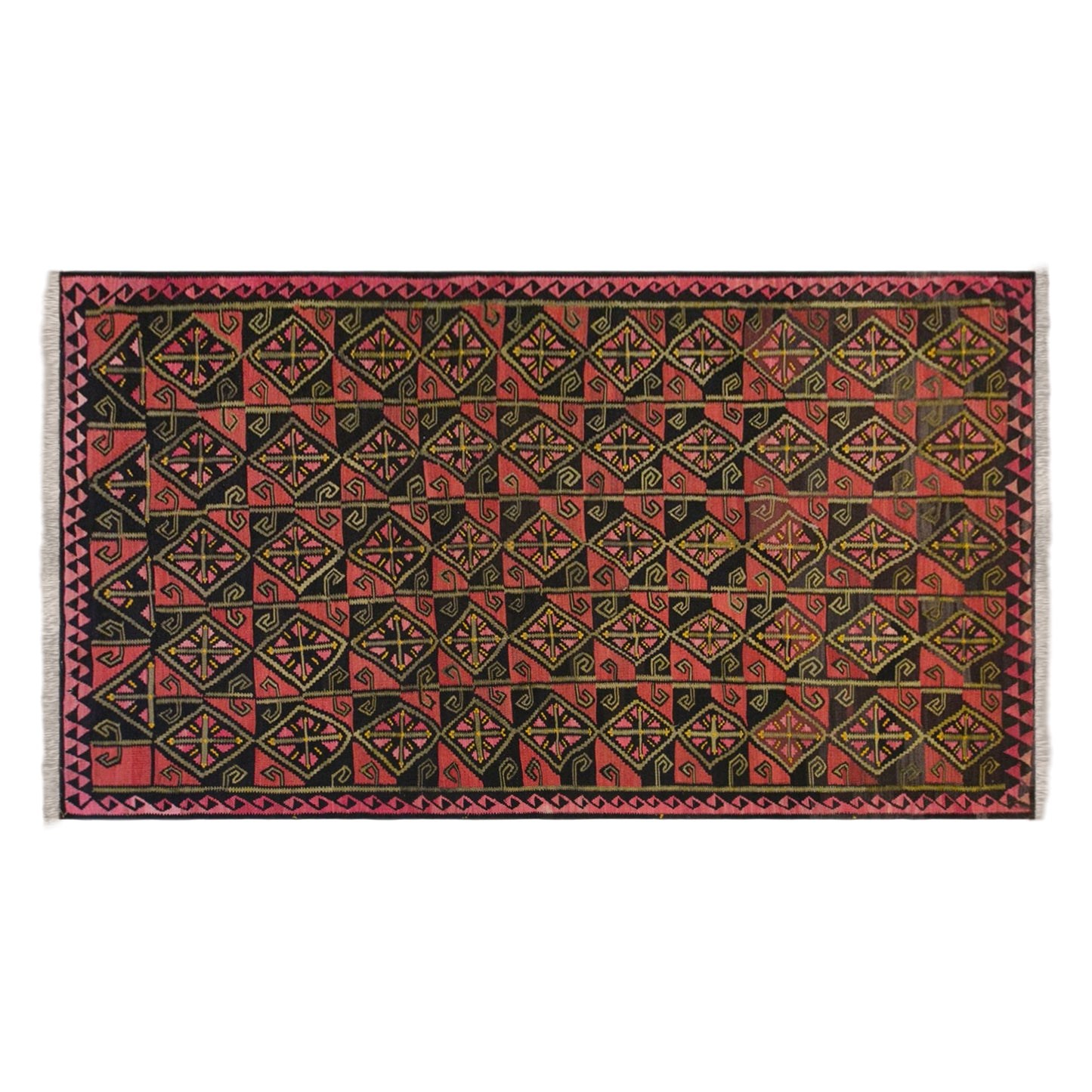 Vintage Turkish Kilim Runner – 161 x 305 cm (5.3 x 10 ft)