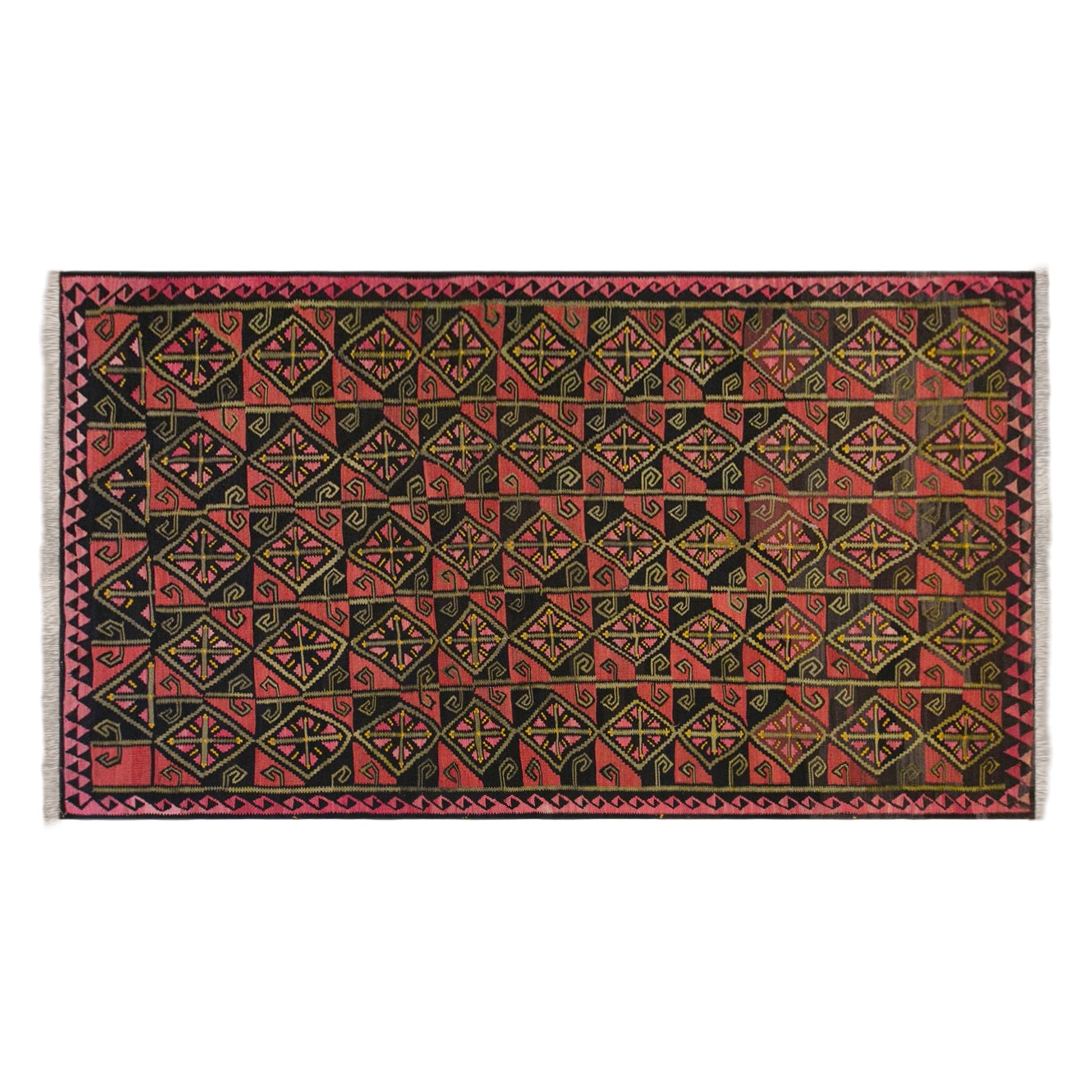 Vintage Turkish Kilim Runner – 161 x 305 cm (5.3 x 10 ft)