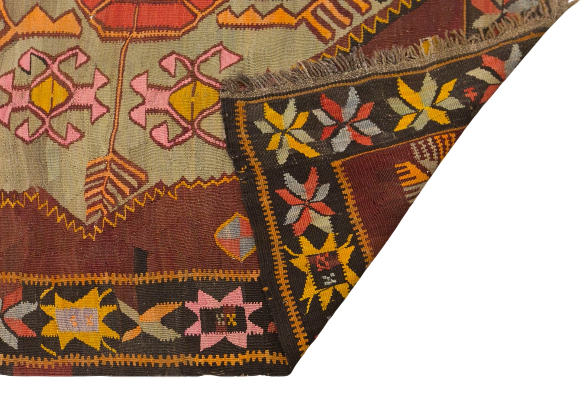 Vintage Turkish Kilim Runner – 161 x 330 cm (5.3 x 10.8 ft)