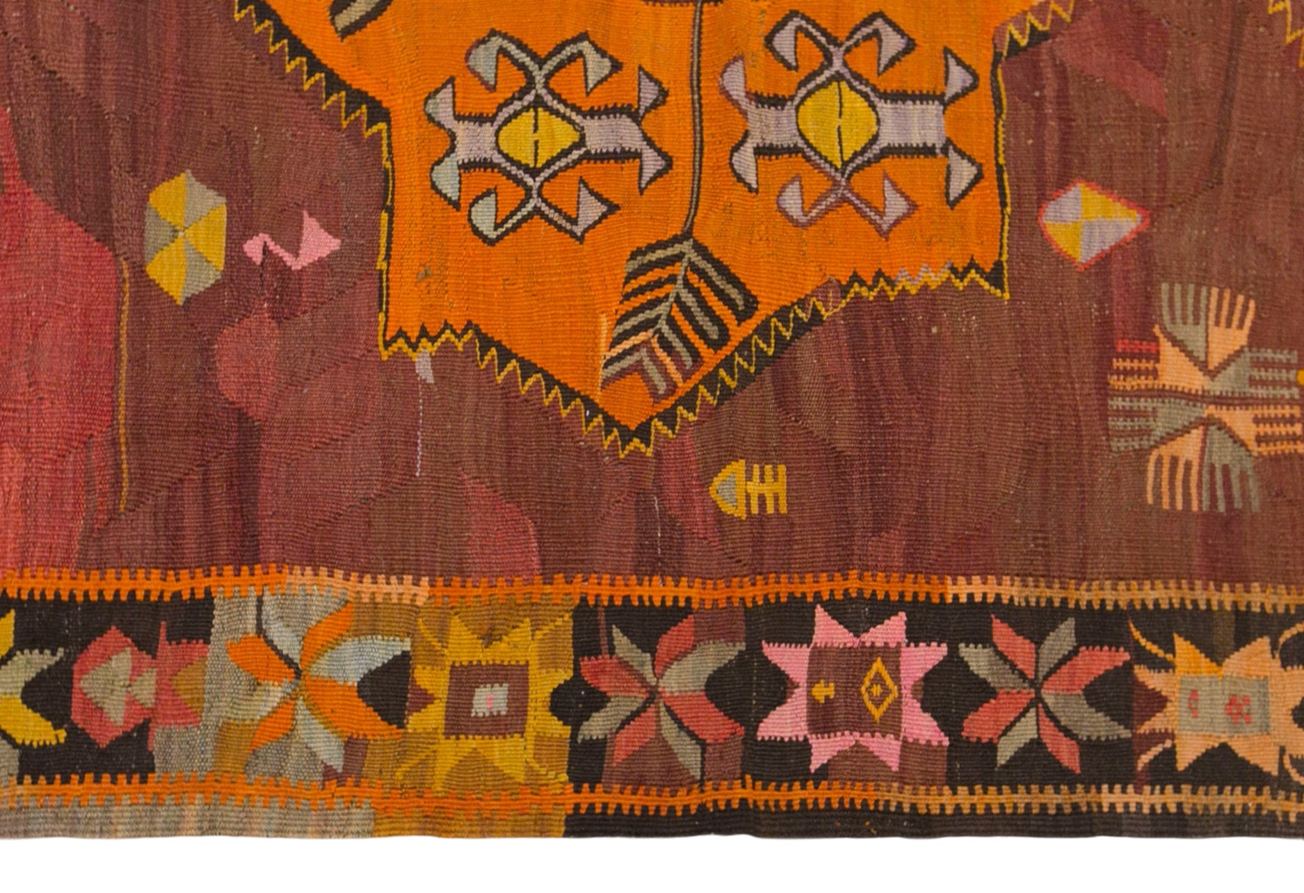 Vintage Turkish Kilim Runner – 161 x 330 cm (5.3 x 10.8 ft)