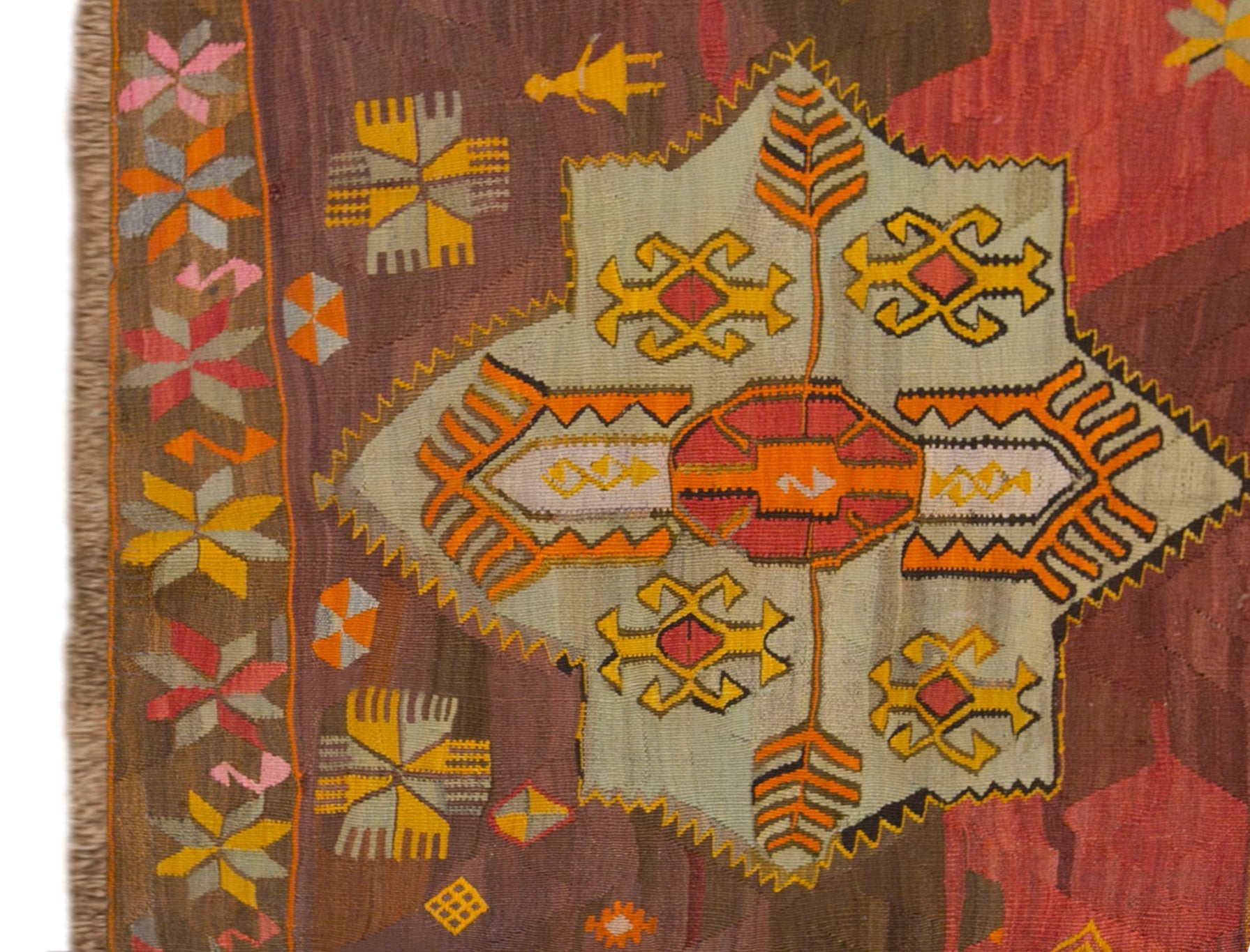 Vintage Turkish Kilim Runner – 161 x 330 cm (5.3 x 10.8 ft)