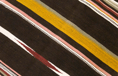 Vintage Turkish Kilim Runner Rug, 2.2 x 9.2 ft, 68 x 280 cm, Handwoven Wool Kilim