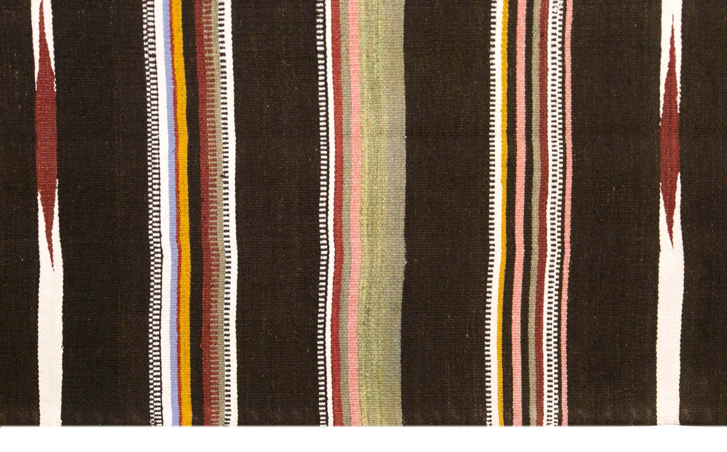 Vintage Turkish Kilim Runner Rug, 2.2 x 9.2 ft, 68 x 280 cm, Handwoven Wool Kilim