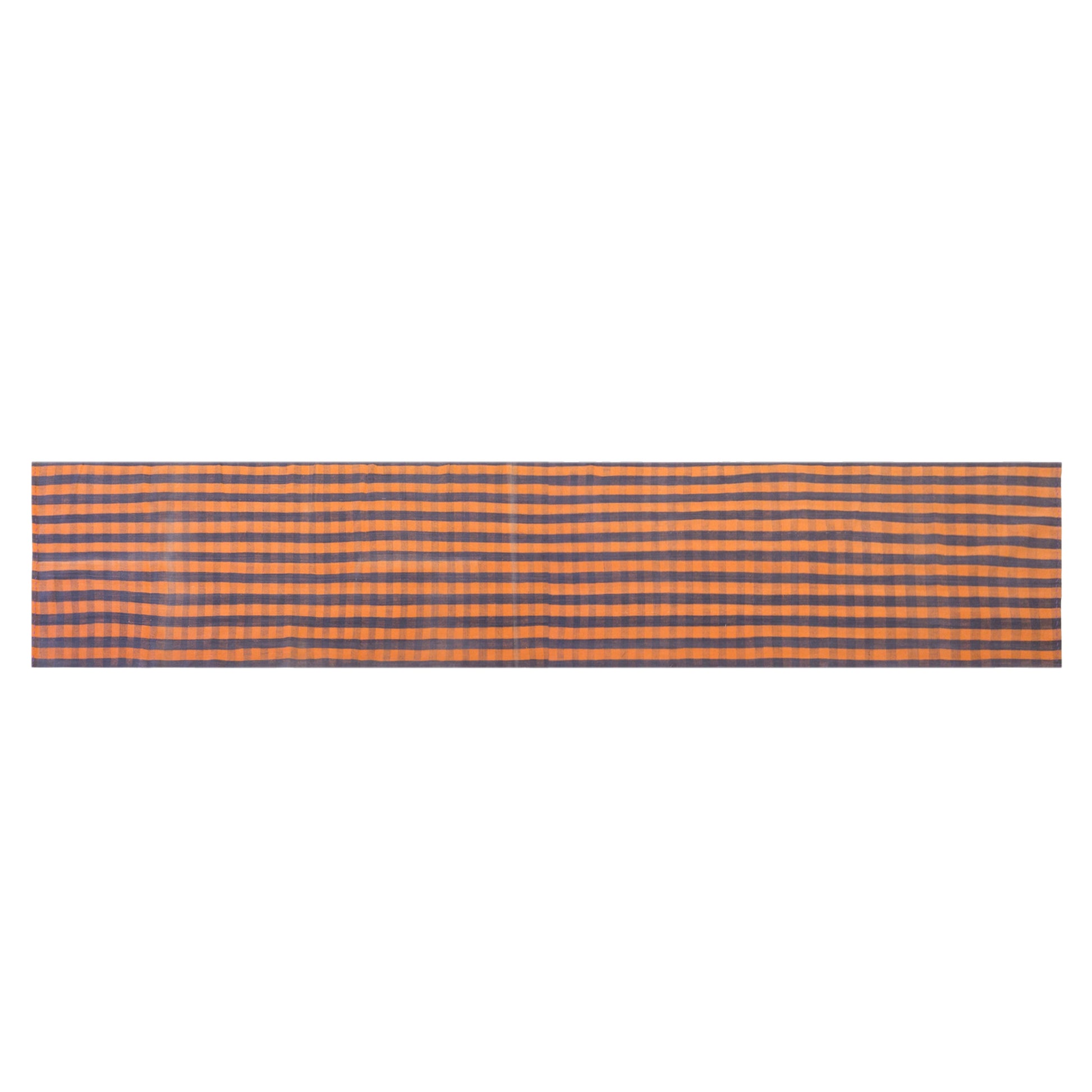 Vintage Turkish Kilim Runner Rug, 3.1 x 17.7 ft, 96 x 541 cm, Handwoven Wool Kilim